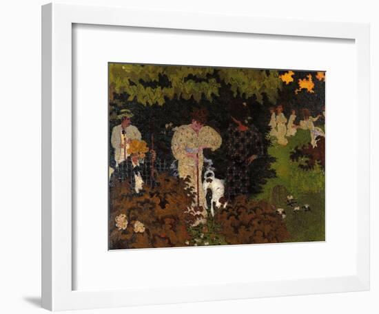 Twilight the Game of Croquet-Pierre Bonnard-Framed Giclee Print