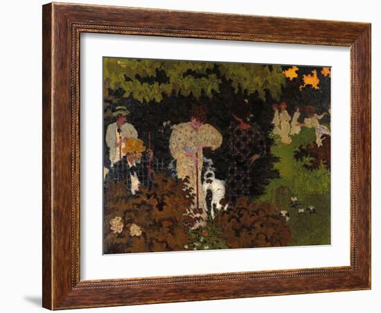 Twilight the Game of Croquet-Pierre Bonnard-Framed Giclee Print