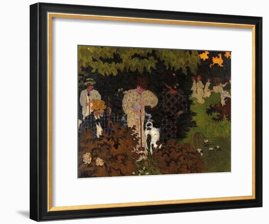 Twilight the Game of Croquet-Pierre Bonnard-Framed Giclee Print