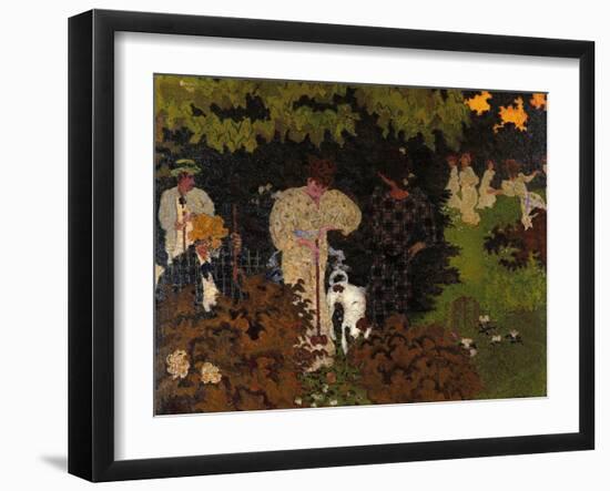 Twilight the Game of Croquet-Pierre Bonnard-Framed Giclee Print