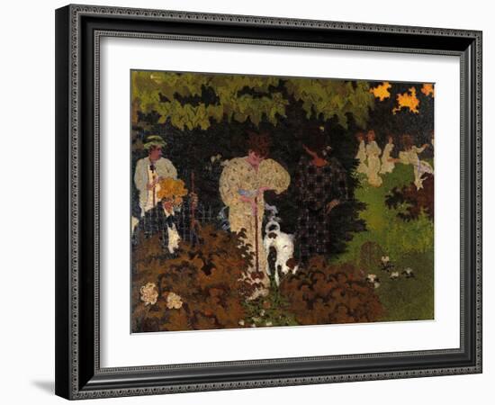 Twilight the Game of Croquet-Pierre Bonnard-Framed Giclee Print