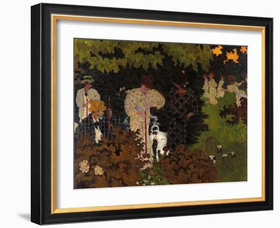 Twilight the Game of Croquet-Pierre Bonnard-Framed Giclee Print