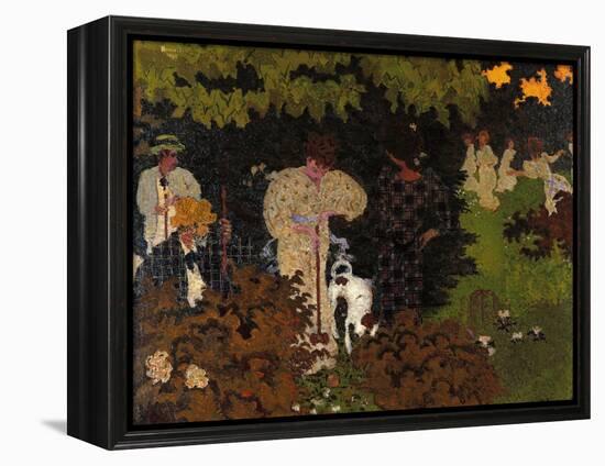 Twilight the Game of Croquet-Pierre Bonnard-Framed Premier Image Canvas