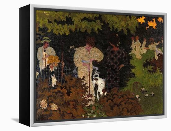 Twilight the Game of Croquet-Pierre Bonnard-Framed Premier Image Canvas