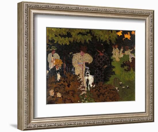 Twilight the Game of Croquet-Pierre Bonnard-Framed Giclee Print