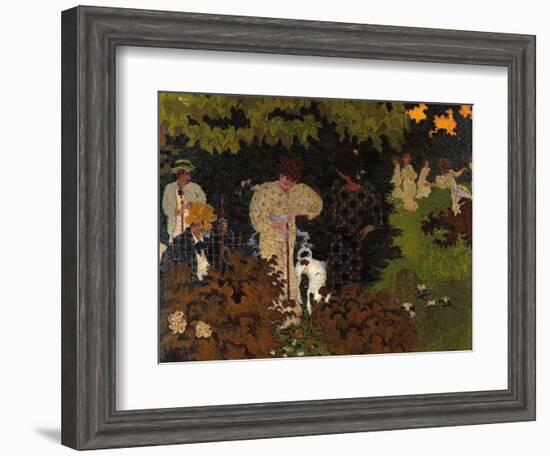 Twilight the Game of Croquet-Pierre Bonnard-Framed Giclee Print