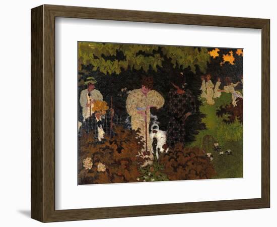 Twilight the Game of Croquet-Pierre Bonnard-Framed Giclee Print