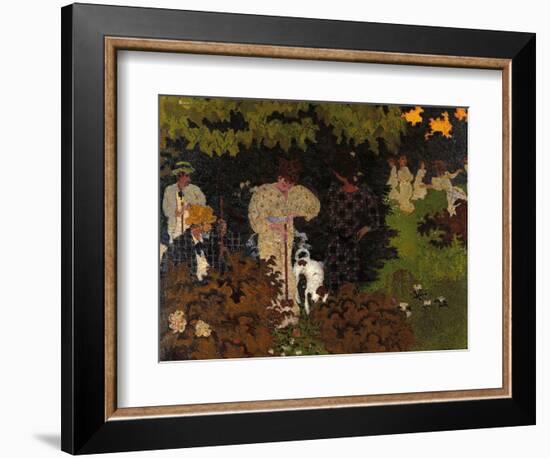 Twilight the Game of Croquet-Pierre Bonnard-Framed Giclee Print