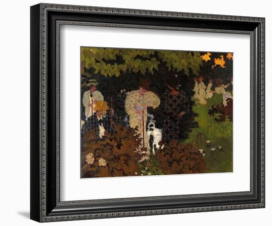 Twilight the Game of Croquet-Pierre Bonnard-Framed Giclee Print