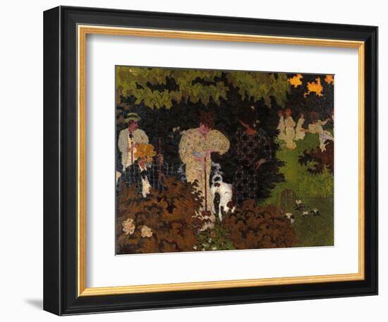 Twilight the Game of Croquet-Pierre Bonnard-Framed Giclee Print