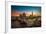 Twilight, Tower Bridge and the Shard at Sunset-Katherine Young-Framed Photographic Print