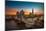 Twilight, Tower Bridge and the Shard at Sunset-Katherine Young-Mounted Photographic Print