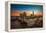 Twilight, Tower Bridge and the Shard at Sunset-Katherine Young-Framed Premier Image Canvas