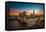 Twilight, Tower Bridge and the Shard at Sunset-Katherine Young-Framed Premier Image Canvas