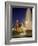 Twilight view of the Plaza de Mayo, Monserrat, City of Buenos Aires, Buenos Aires Province, Argenti-Karol Kozlowski-Framed Photographic Print