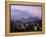 Twilight view over Laranjeiras towards Sugarloaf Mountain, Pereira da Silva, Rio de Janeiro, Brazil-Karol Kozlowski-Framed Premier Image Canvas