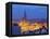 Twilight view towards the Antel Tower, Montevideo, Uruguay, South America-Karol Kozlowski-Framed Premier Image Canvas