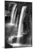 Twilight Waterfall I BW-Douglas Taylor-Mounted Photo