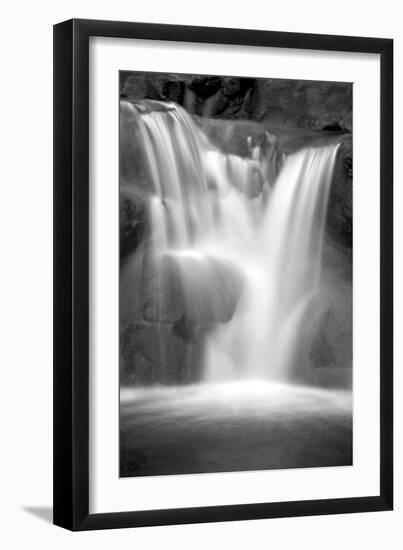 Twilight Waterfall II BW-Douglas Taylor-Framed Photo