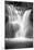 Twilight Waterfall II BW-Douglas Taylor-Mounted Photo