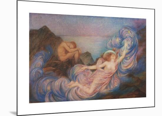 Twilight-Evelyn De Morgan-Mounted Premium Giclee Print