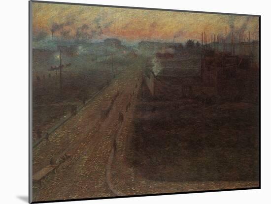 Twilight-Umberto Boccioni-Mounted Giclee Print