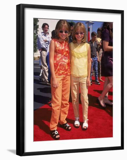 Twin Actresses Mary Kate and Ashley Olsen at the Film Premiere of "Honey I Shrunk the Kids"-Mirek Towski-Framed Premium Photographic Print