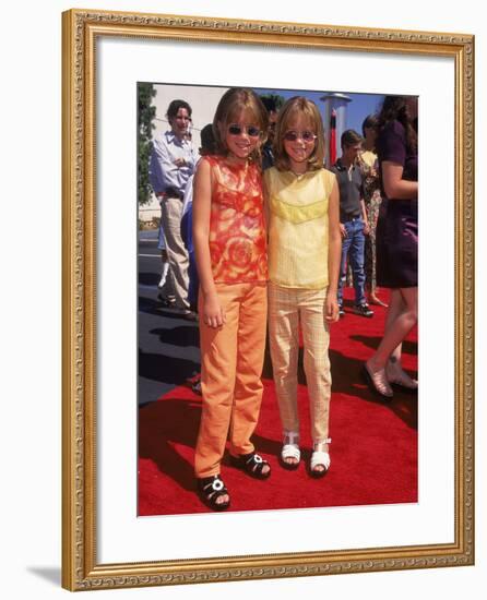 Twin Actresses Mary Kate and Ashley Olsen at the Film Premiere of "Honey I Shrunk the Kids"-Mirek Towski-Framed Premium Photographic Print