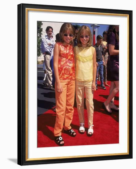 Twin Actresses Mary Kate and Ashley Olsen at the Film Premiere of "Honey I Shrunk the Kids"-Mirek Towski-Framed Premium Photographic Print