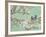 Twin Birds in the Branches-Hsi-Tsun Chang-Framed Premium Giclee Print