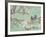 Twin Birds in the Branches-Hsi-Tsun Chang-Framed Premium Giclee Print