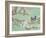 Twin Birds in the Branches-Hsi-Tsun Chang-Framed Giclee Print