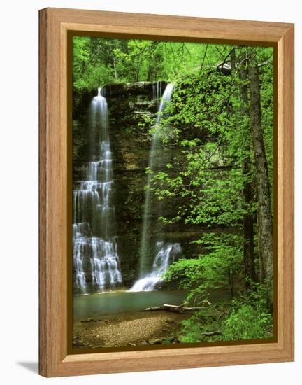 Twin Falls, Buffalo National River, Arkansas, USA-Charles Gurche-Framed Premier Image Canvas