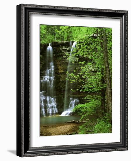 Twin Falls, Buffalo National River, Arkansas, USA-Charles Gurche-Framed Photographic Print