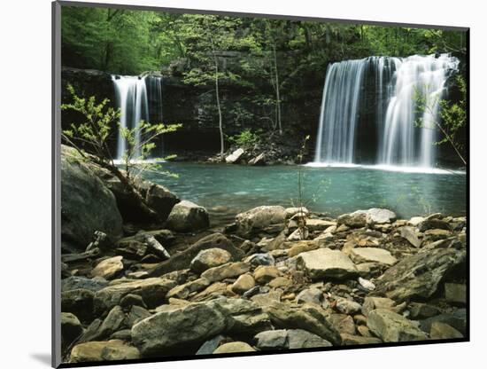 Twin Falls, Ozark-St Francis National Forest, Arkansas, USA-Charles Gurche-Mounted Photographic Print