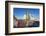 Twin Golden Conical Business Centres, Astana, Kazakhstan, Central Asia-Gavin Hellier-Framed Photographic Print