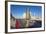 Twin Golden Conical Business Centres, Astana, Kazakhstan, Central Asia-Gavin Hellier-Framed Photographic Print