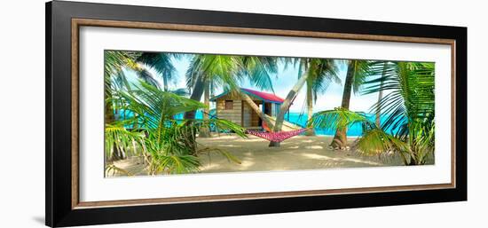 Twin Hammocks-Steve Vaughn-Framed Photographic Print