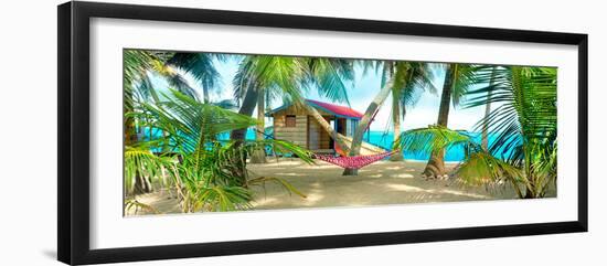 Twin Hammocks-Steve Vaughn-Framed Photographic Print