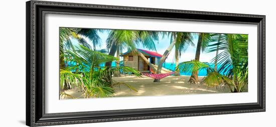 Twin Hammocks-Steve Vaughn-Framed Photographic Print