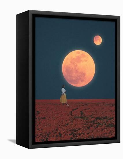 Twin Moons-Hugo Gonçalves-Framed Premier Image Canvas