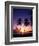 Twin Palms at Sunset-Bill Ross-Framed Photographic Print