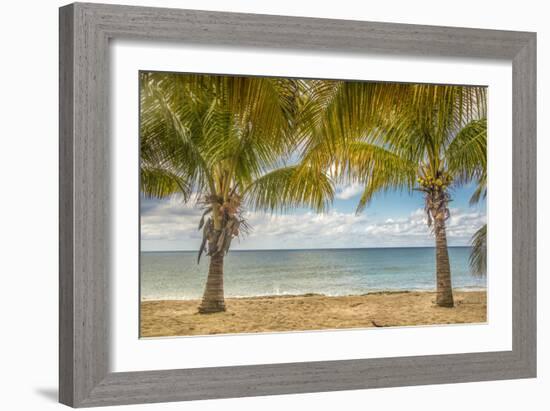 Twin Palms-Mary Lou Johnson-Framed Art Print