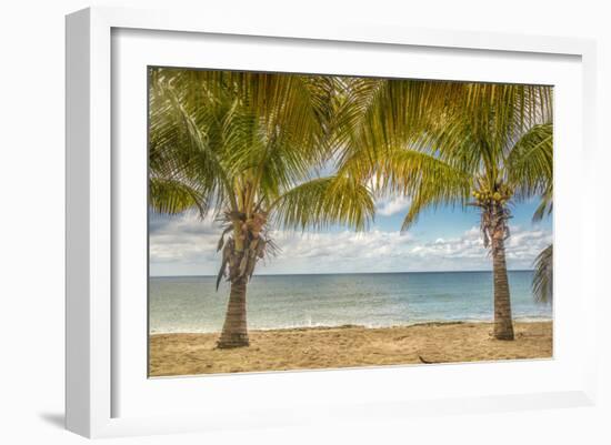 Twin Palms-Mary Lou Johnson-Framed Art Print