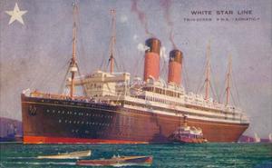Twin-Screw RMS Adriatic of the White Star Line, C1907