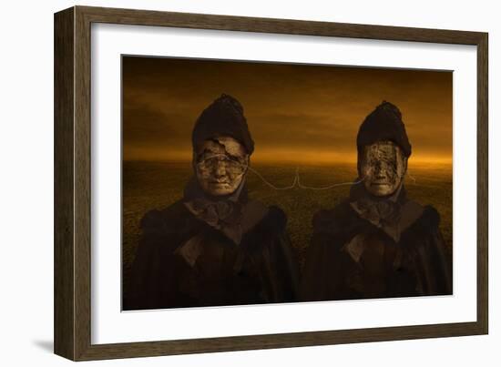 Twin sisters-Johan Lilja-Framed Giclee Print