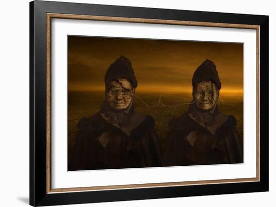 Twin sisters-Johan Lilja-Framed Giclee Print