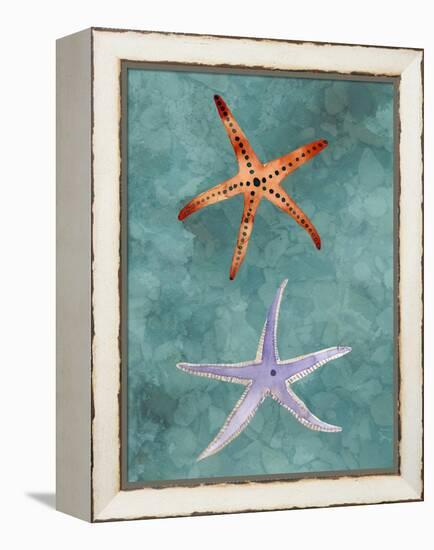 Twin Starfish III-Alicia Ludwig-Framed Stretched Canvas