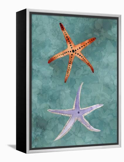 Twin Starfish III-Alicia Ludwig-Framed Stretched Canvas