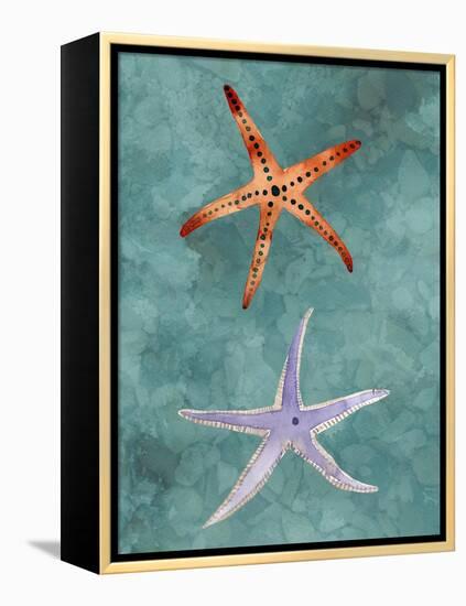 Twin Starfish III-Alicia Ludwig-Framed Stretched Canvas